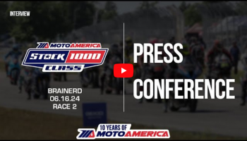 Video: Stock 1000 Race Two Press Conference From Brainerd International Raceway